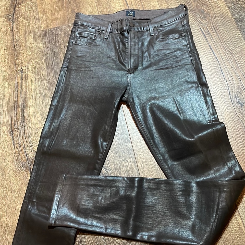 Citizens of Humanity slick brown jeans size 30🤎